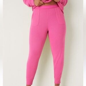 PINK Sleepwear Love Pink Thermal waffle pajama pants Size Large Comfy Lounge